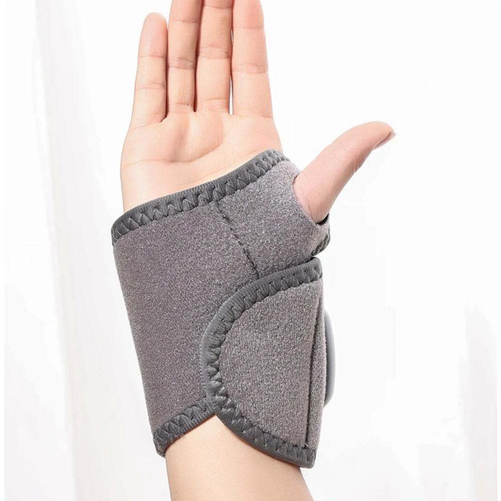Electric Heat And Vibration Ankle Wrist Massager Hot Compress Therapy Ankle Massage Heated Wrap Support Brace Foot Protector