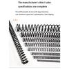 65MN Strong Compression Spring Steel Mechanical Cylindrical Spiral Coil Rotor Return Force Diameter 0.5mm 1.0mm Length 100-500mm