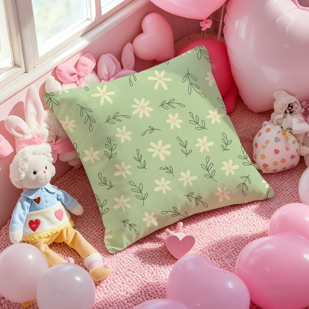 Modern style Leaf Cushion Cover Pattern Printed Pillowcase for Living Room Sofa Cushion Cover & Bedroom Decor