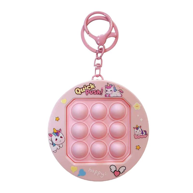 Cartoon Fidget Toy Keychain Backpack Pendant - Cute and Creative Small Gift Accessory