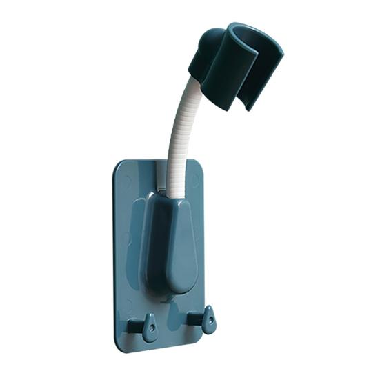 360 Degrees Rotatable Double Hook Punch-free Wall-Mount Shower Spray Head Holder