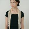 SILKY SCARF BEIGE MBEFAC001BE