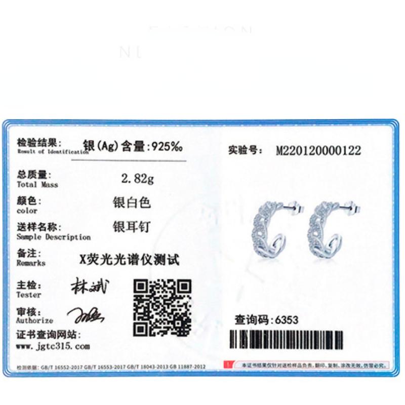 Tancise 925 Sterling Silver Zircon Earrings Drop Earrings For Women Wedding Party Gifts