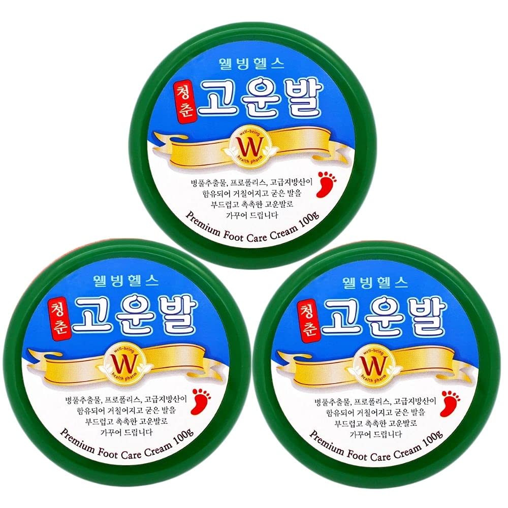 Koreanische Kounbal Creme Grüne Fersencreme mit CICA Cica Kounpal Exfolierende Pflege als Kosmetikprodukt in [Authentisches Produkt] [Set 3] & Propolis,