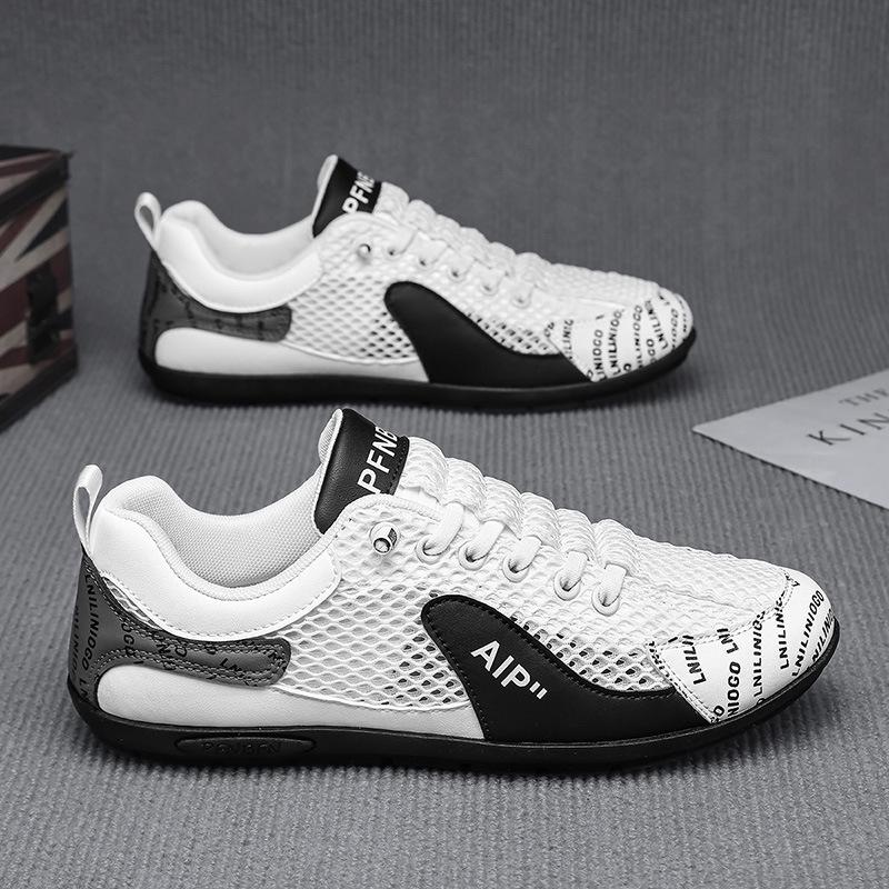 Summer new mesh breathable deodorant shoes soft sole outdoor leisure sports lazy shoes