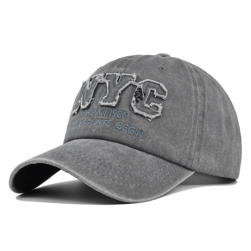 Tongue Duck Hat Vintage Nyc Letter Three Dimensional Embroidered Baseball Hat