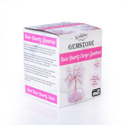 Large Gemstone Gemtree (Rose Quartz)