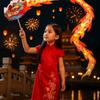 Chinese Style Children's Loong Lantern Handheld Dragon Lantern Dance  Photography Props