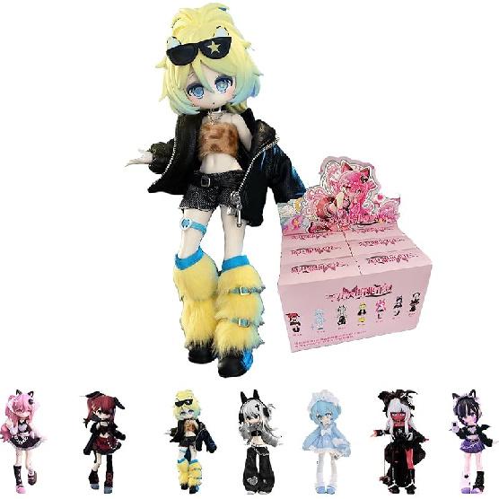 1/12 BJD Dolls Blind Box,Kawaii BJD Dolls Ten Thousand Escape Plan Series 1/12 Ball Jointed Doll Collectable Action Figure for Girls Birthday Party