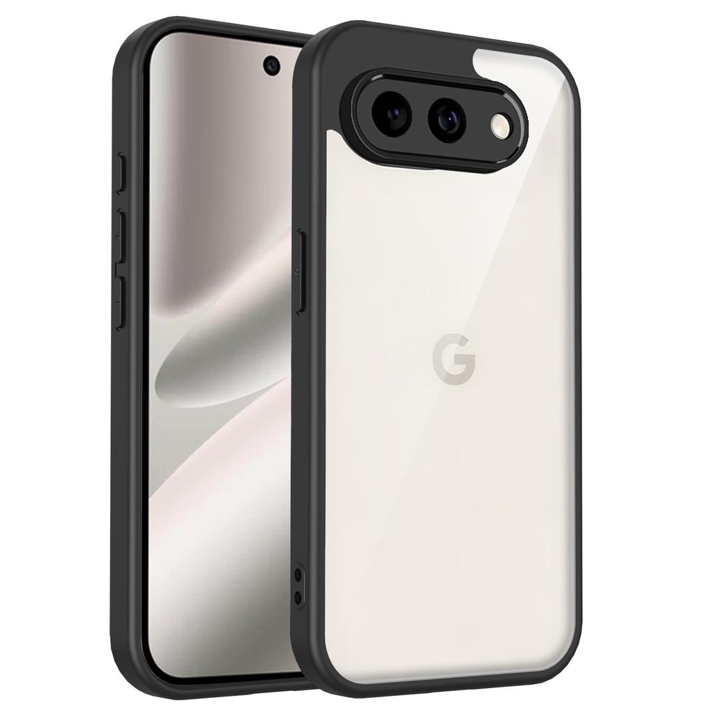 Etui na Google Pixel 9A 10A z poduszką powietrzną, odporne na wstrząsy, silikonowy zderzak, przezroczysta matowa tylna okładka, twarde etui na telefon na Google Pixel 10A