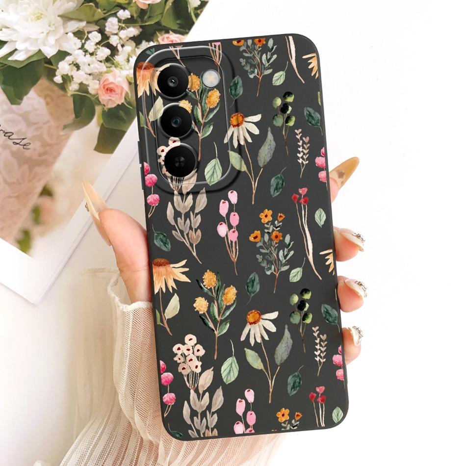 Für Realme C83 Niedliche Katze Blume Cartoon Handyhülle Für Realme C83 C 83 5G Weiche Silikonhüllen Stoßfänger