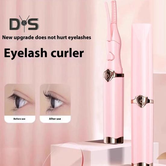 Elektrisch beheizte Wimpernzange, 3 Temperaturmodi, wiederaufladbar über USB, schnelle Erwärmung, tragbare Mini-Wimpernzange für Damen