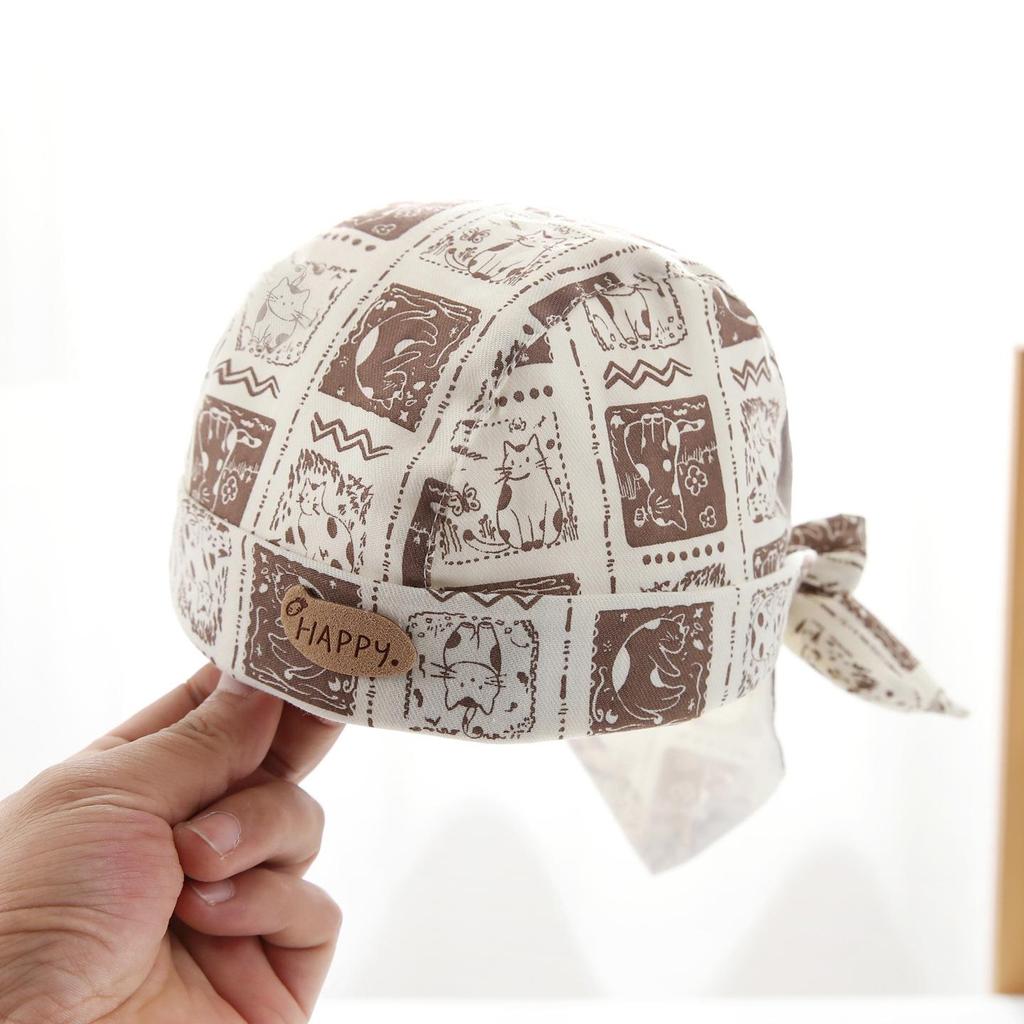 Infant Pirate Hat & Bib Set for 0-6 Months - Unisex Spring/Autumn Style