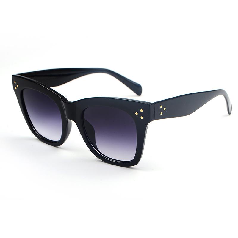 Latest Ladies Oversized Frames Cat Eyes Sun Glasses Fashion Ladies's Sun Glasses Vintage Gents UV Protective Goggles UV400 Eyewear