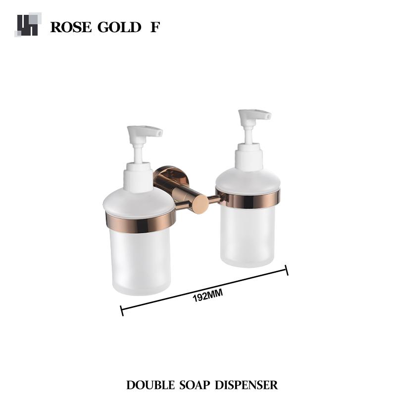 Dozator de săpun montat pe perete, dozatoare de săpun din oțel inoxidabil, detergent de bucătărie, pompă, sticlă, săpun, dozator de perete pentru baie