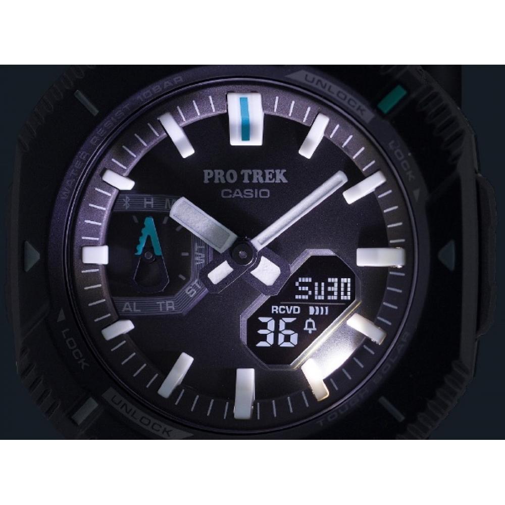 Casio [bluetooth Equipped Solar Watch] Pro Trek  Pro Trek  Hiker Line Charcoal Gray Prj B001 1jf