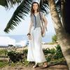 Women's Asymmetrical Color Block Striped Sleeveless V-Neck Knit Top