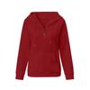 Women's Color Oversized Long Sleeve Hoodie with Pockets for Casual Everyday Wear