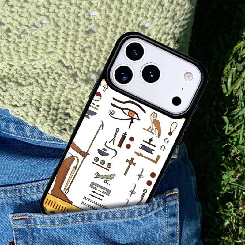 Egypt Nefertiti Anubis Ankh Phone Case Cover Compatible with for IPhone 17air 16e 15 14 13 12 11Pro Max 17 Air