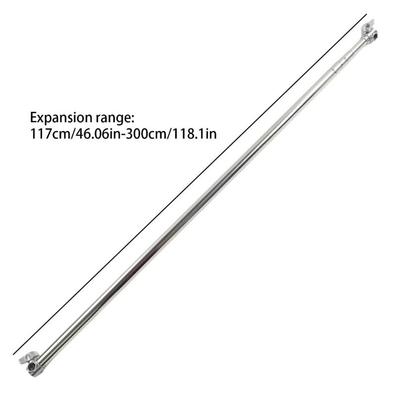 117-300cm Photo Studio Telescoping Background Support Rod for Seamlessly Paper and Fabric Support