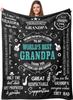 Idea Gifts For Dad Blankets for Father's Day Mother's Day Anniversary Birthday Thanksgiving for Mom Uncle Aunt Grandpa Grandma
