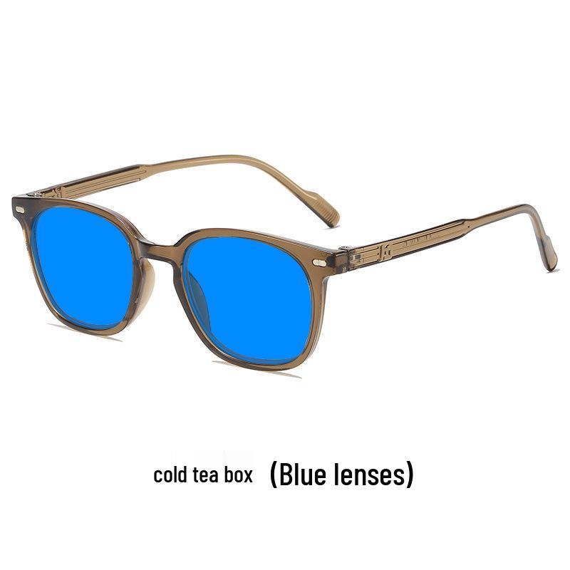 Unisex Retro Night Vision Yellow Goggles - Anti-Blue Light Full Frame for Phones & Gaming