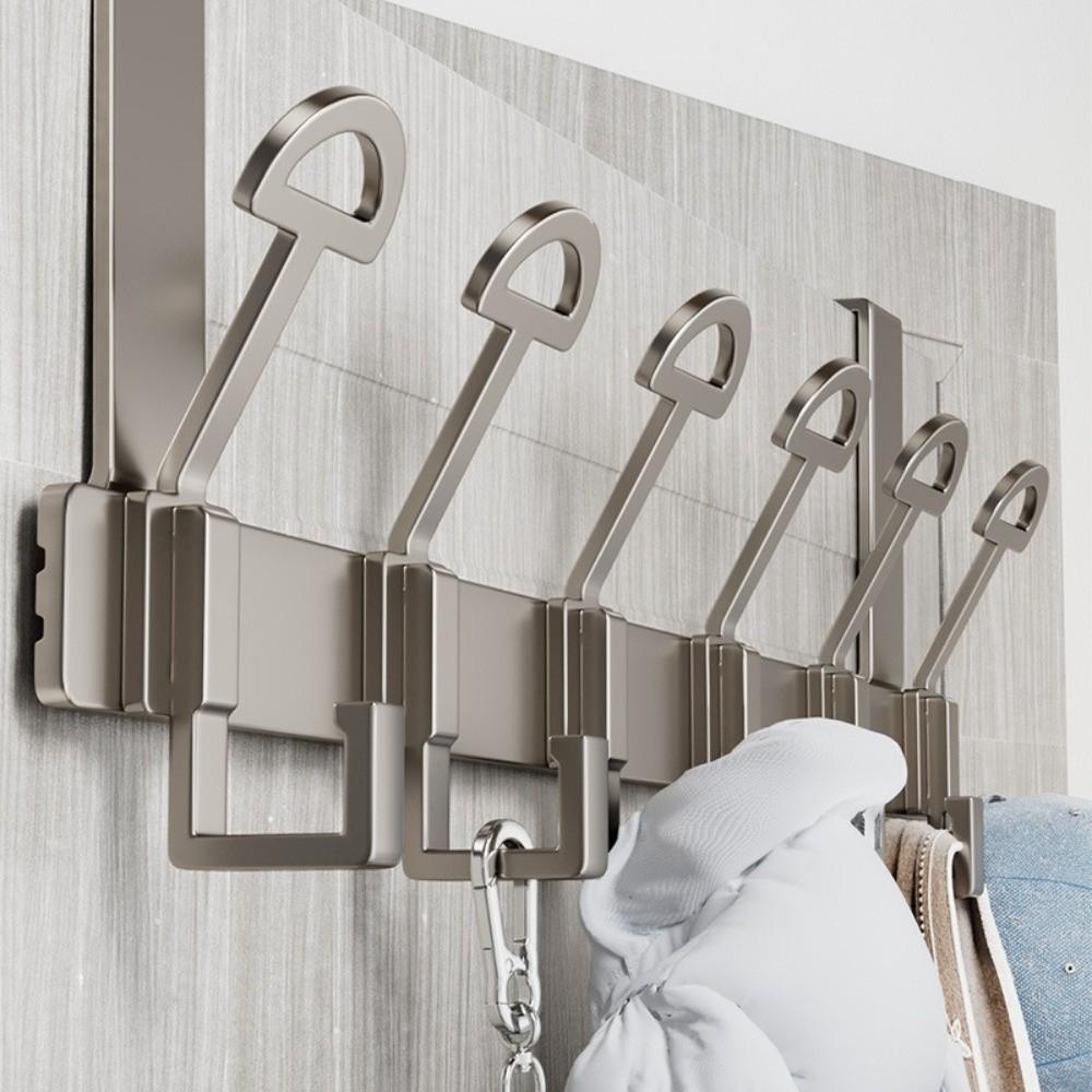 Quick Installation Wall-Mounted Coat Racks 6/7 Hooks Storage Hooks Home Storage