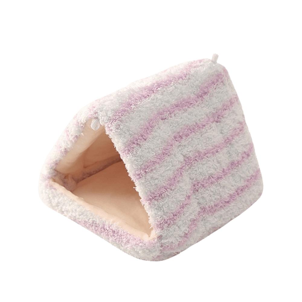 Thickened Warm Parrot Hammock Cave Cold-proof Pet Cotton Hut Winter Hamster Nest Cage Accessories
