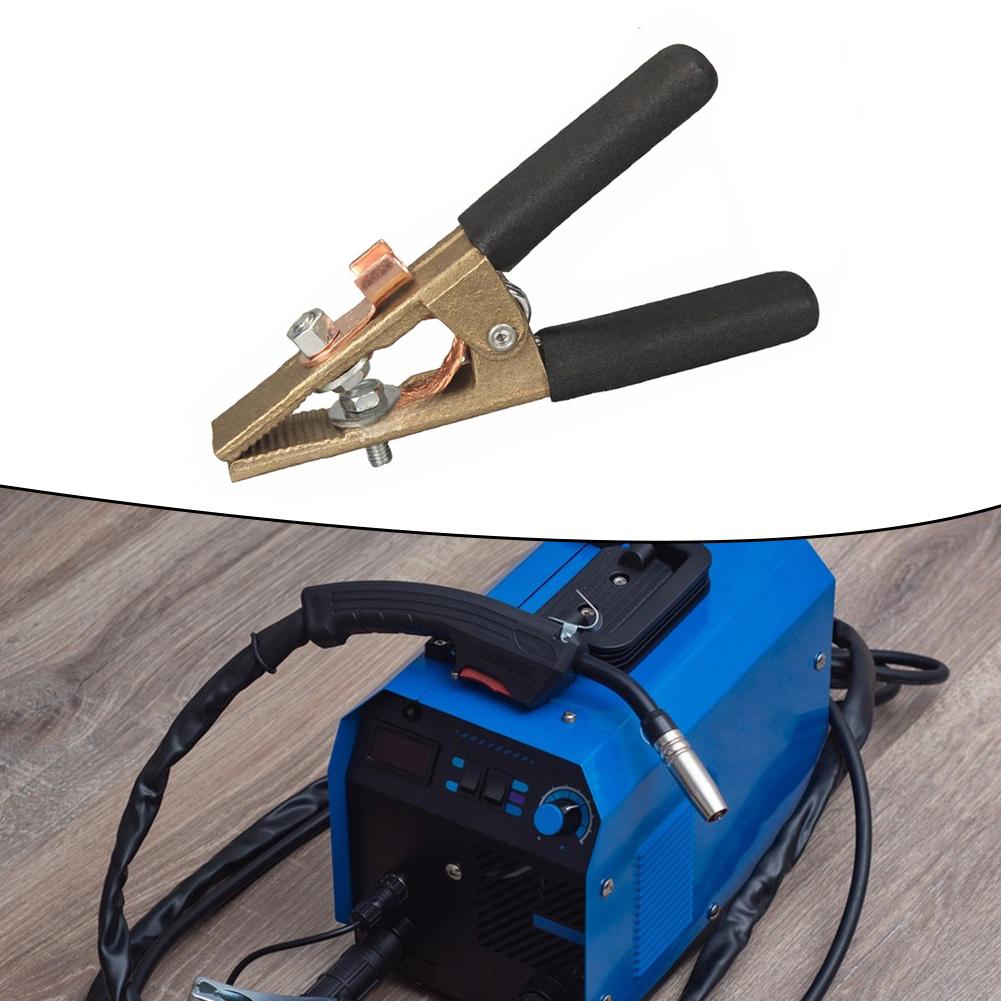 A-Shape Welding Pliers 300A Ground Clamp for High Current Grounding Compatible with Gas Shielded Argon Resistance Welding