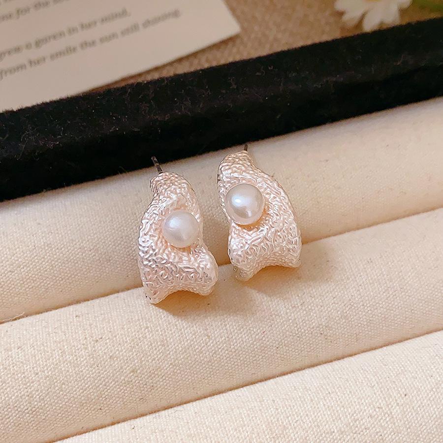 

Подержанные серьги-кисточки Silver Needle - Винтажные серьги-пусеты высокого класса со смелым модным дизайном