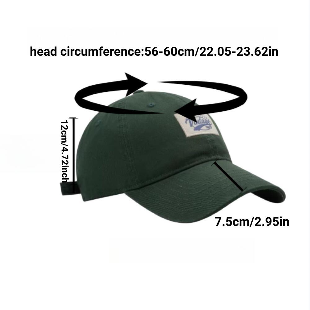 Letter Embroidered Soft Top Baseball Cap, Streetwear Plain Casual Hat For Men Women Spring Summer Korean Fashion Headwear