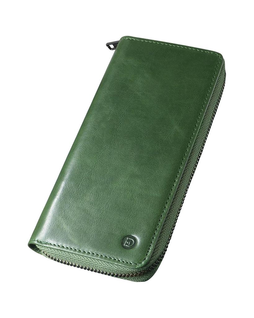 Long Himeji Genuine Made In Small Long Large Made by a Top Wallet Comes with a Coin YKK Easy To Day [Modiko] Men's Wallet, Wallet, Leather, Leather,