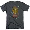 26 Scooby Doo Being Watched T Shirt Mens Licensed Cartoon Scooby Shaggy Charcoal Unisex T-Shirt
