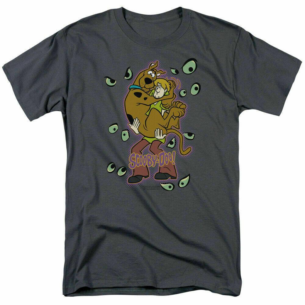 26 Scooby Doo Being Watched T Shirt Mens Licensed Cartoon Scooby Shaggy Charcoal Unisex T-Shirt L