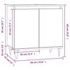 VidaXL Armoire de salle de bain blanc 58x33x60 cm bois d'ingénierie 831580