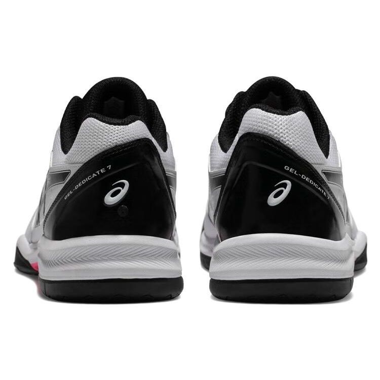 Asics Gel Dedicate 7 White Black Pink Men Sneakers Hot-Pink 1041A223-104