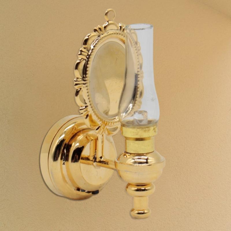 LED Wall Light 1/12 Scale Miniature Wall Lamp Model for Dollhouses Living Room and Bedroom Decoration Display Accessory