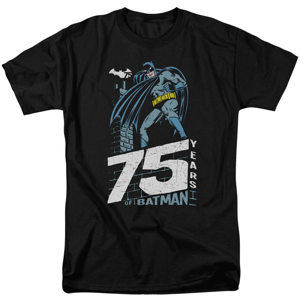 26 Batman Rooftop T Shirt Licensed Comic Book Tee Black Unisex T-Shirt M