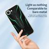 For iPhone 16e Case Cool Mecha Lines Pattern Printing Straight Edge TPU Phone Back Cover