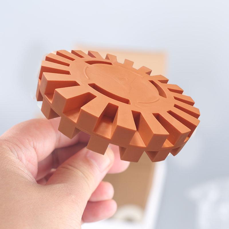 Yunbei 4-Inch Pneumatic Adhesive Removal Eraser Wheel with Grinding Head