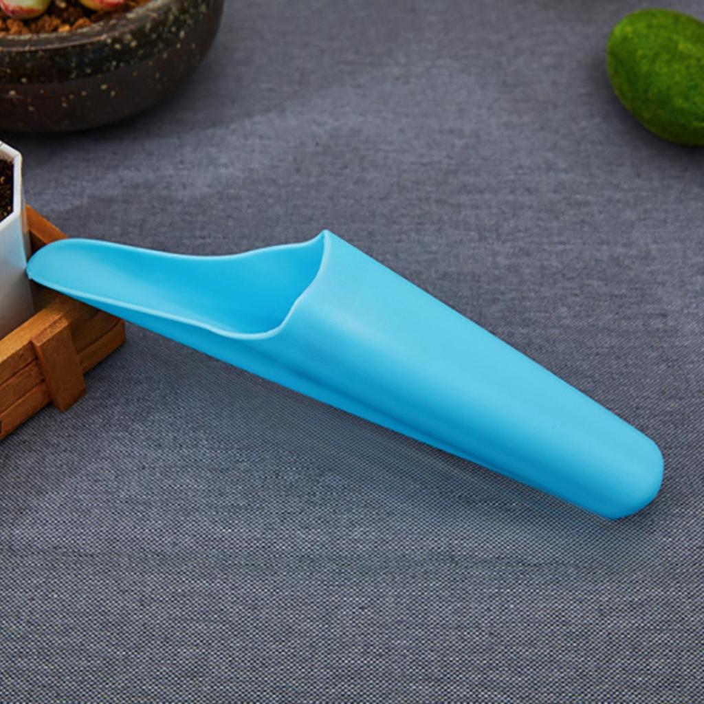 1PC Durable Plastic Garden Shovel, Sturdy Soil Shovel with Curved Handle for Easy Planting and Excavation