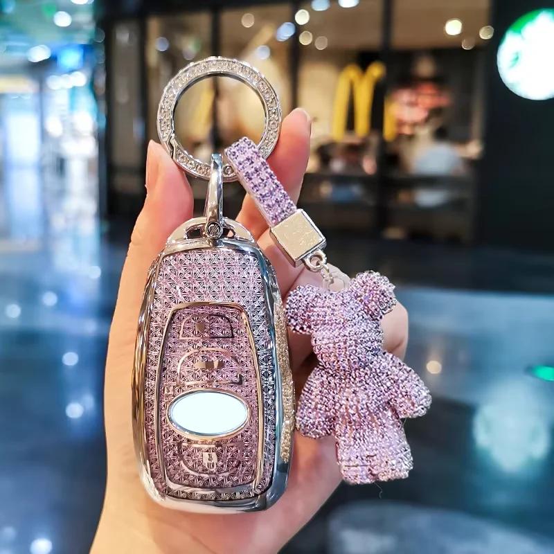 Suitable For Subaru Forester Keycase Legacy Xv Outback Brz Keycover Key Shell Keychain Sparkling Car Key Case