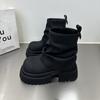 New Style Work Boots for Spring and Autumn Non-slip Wear-resistant Women Short Boots Thick-soled Zippered Mid-tube Women's Boots