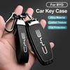 Zinc Alloy Leather Car Key Bag For Byd Second-Generation Song Pro, Tang Dm, Qin Plus Max, Yuan Dynasty, Atto, Han Ev, Dolphin