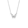 Diamond Butterfly Pendant Necklace Personalized Fashion Wedding Party Ladies Clampsy Necklace Festival Girl Jewelry Gift