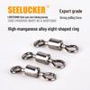 Stainless Steel Fishing Quick-Connectors: Strong Pull Force Lure Accessories