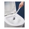Toilet Brush, Wall-mounted, No Drilling Required, Strong Adhesive, Made of Silicone, Edge Only, Gap Cleaning, Three-in-one Set, Omnidirectional