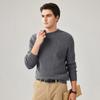 Zhaojun Men's 100% Cashmere Round Neck Sweater