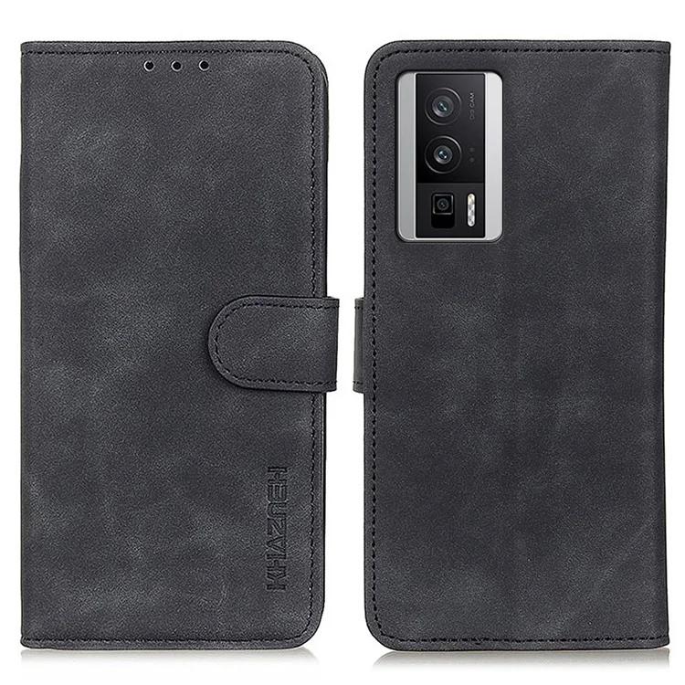 

For Xiaomi Poco F5 Pro 5G / Redmi K60 Pro 5G / K60 5G Phone Cover Stand Wallet Retro Leather Phone Case