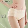Deanfun Women's High-Waist Lace Cotton Boxer Briefs (4-Pack)